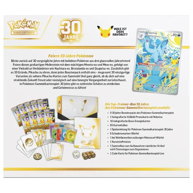 Pokémon 30 Jahre Top-Trainer-Box (Deutsch)